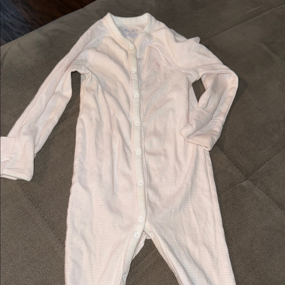 Polo Ralph Lauren Cream Kids Footie